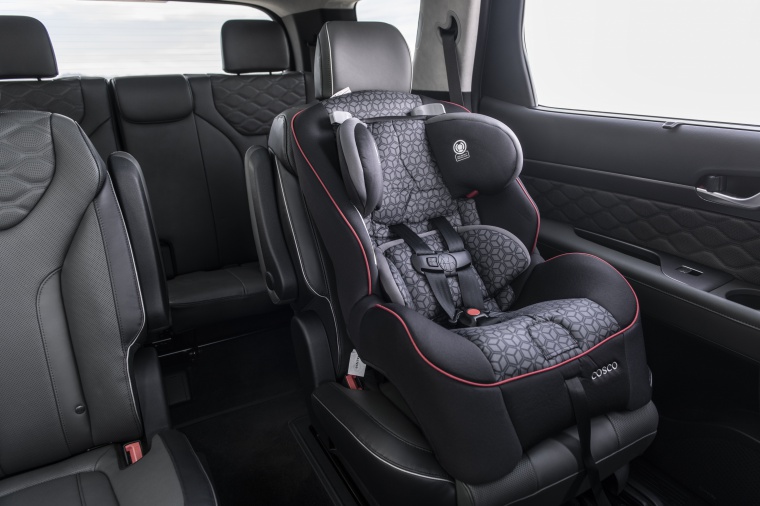 2020 Hyundai Palisade Second Row with Child Seat Picture / Pic / Image
